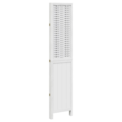 Divisorio Ambienti 3Pannelli Bianco Legno Massello di Paulownia | homemem39