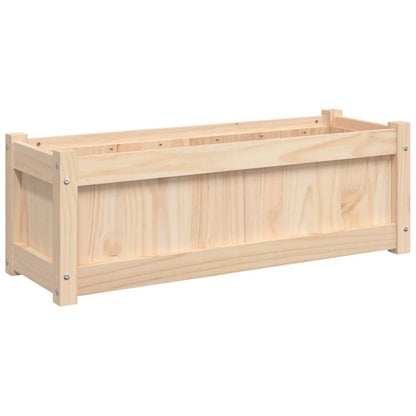 Fioriera da Giardino 90x31x31 cm in Legno Massello di Pino | homemem39