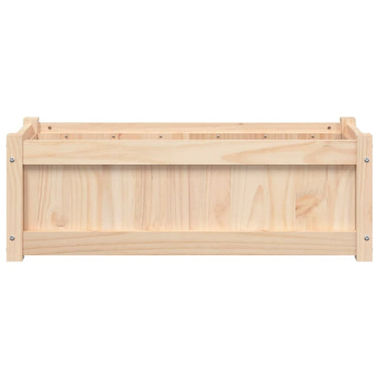 Fioriera da Giardino 90x31x31 cm in Legno Massello di Pino | homemem39