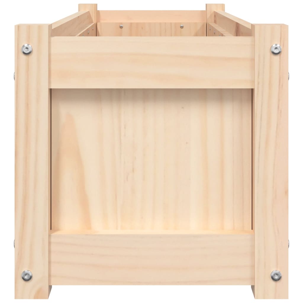 Fioriera da Giardino 90x31x31 cm in Legno Massello di Pino | homemem39
