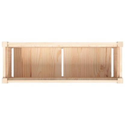 Fioriera da Giardino 90x31x31 cm in Legno Massello di Pino | homemem39