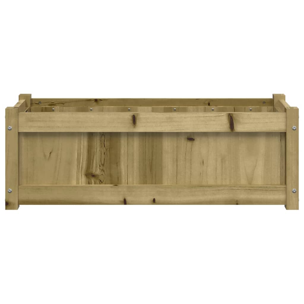 Fioriera da Giardino 90x31x31 cm in Legno di Pino Impregnato | homemem39