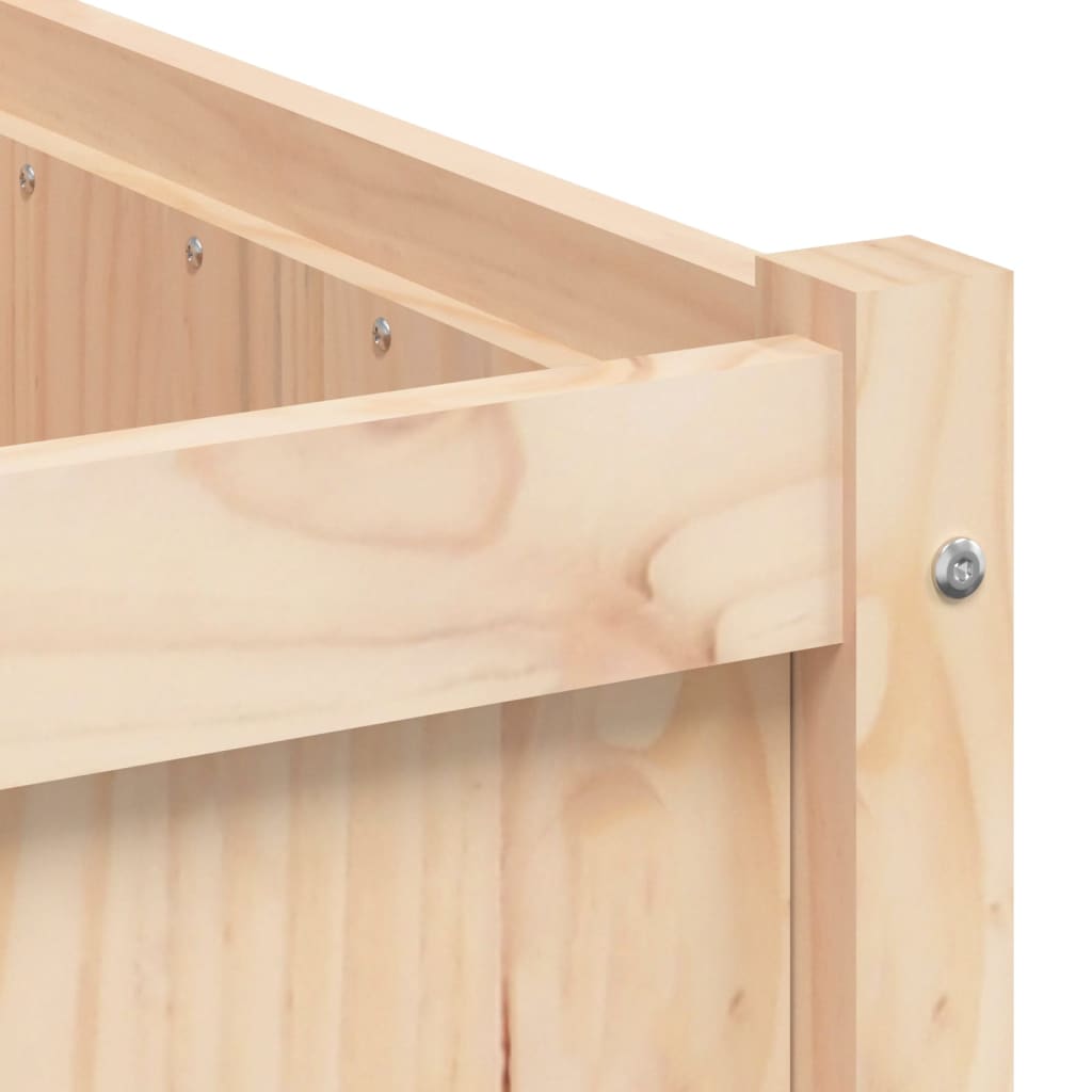 Fioriera da Giardino 90x50x50 cm in Legno Massello di Pino | homemem39