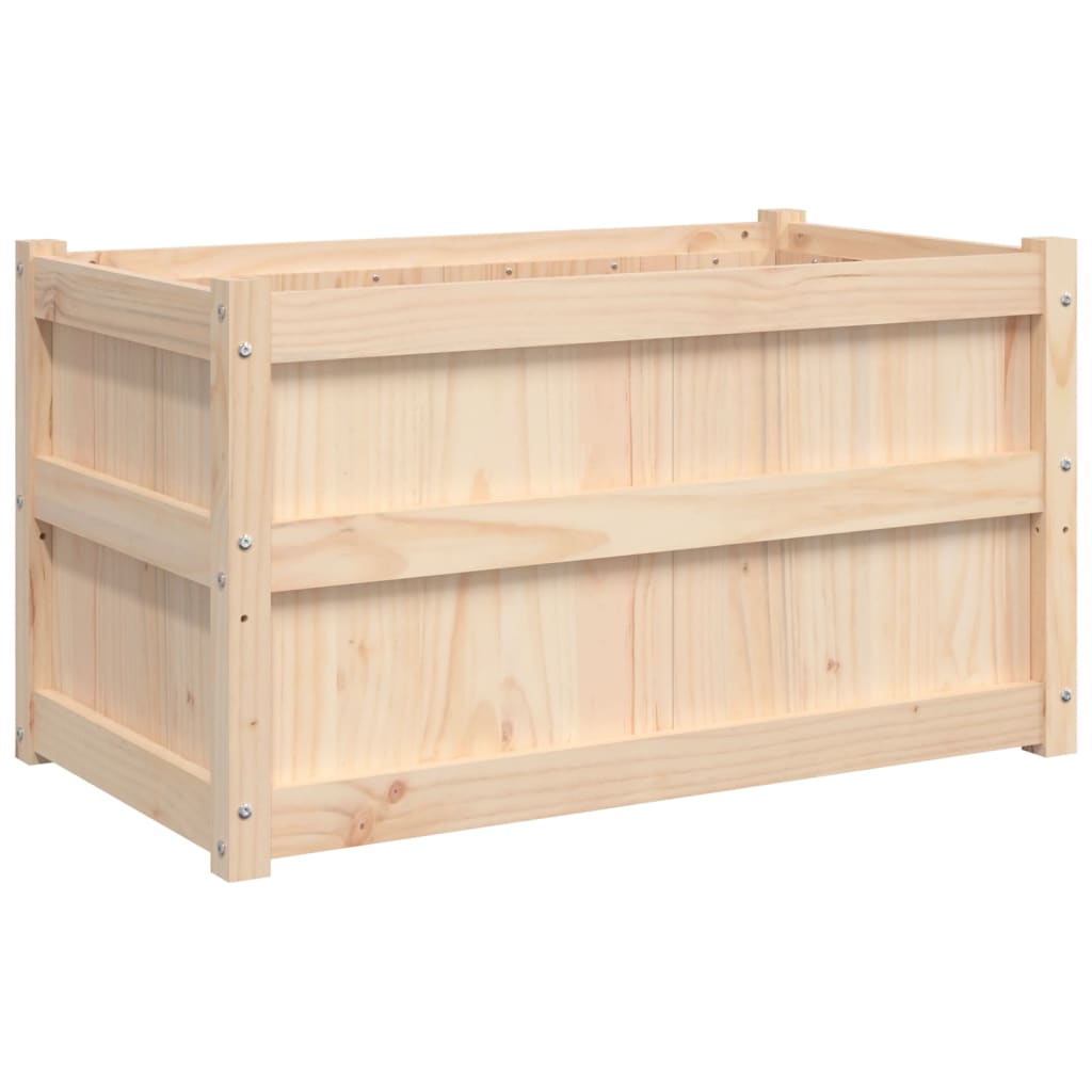 Fioriere da Giardino 2 pz in Legno Massello di Pino | homemem39