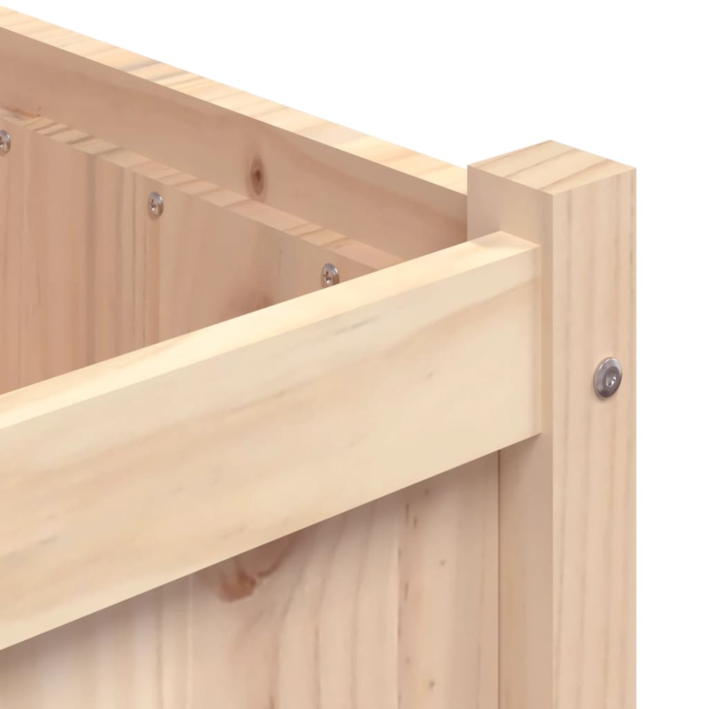 Fioriera da Giardino 90x50x70 cm in Legno Massello di Pino - homemem39