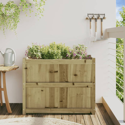 Fioriera da Giardino 90x50x70 cm in Legno di Pino Impregnato | homemem39