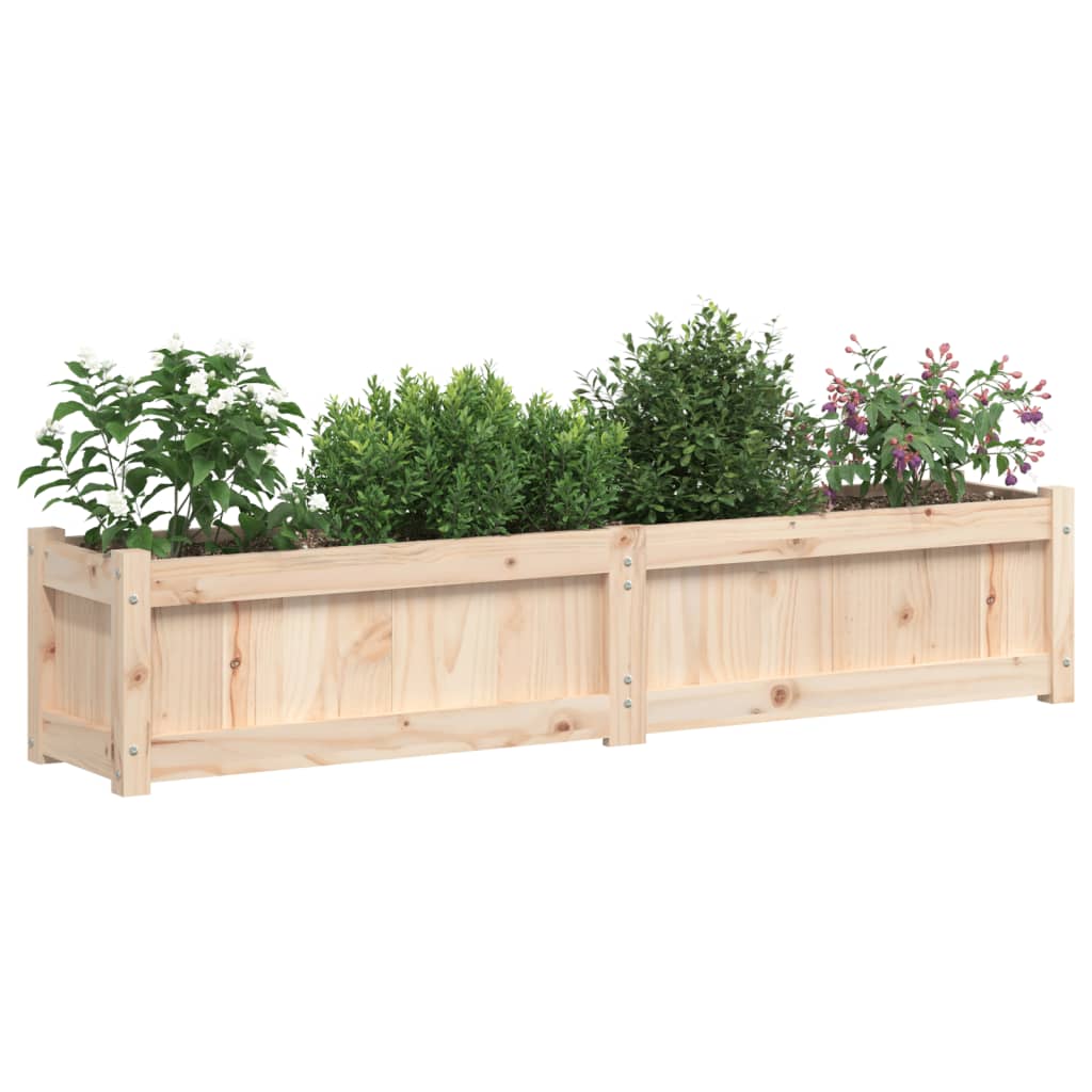 Fioriere da Giardino 2 pz in Legno Massello di Pino | homemem39