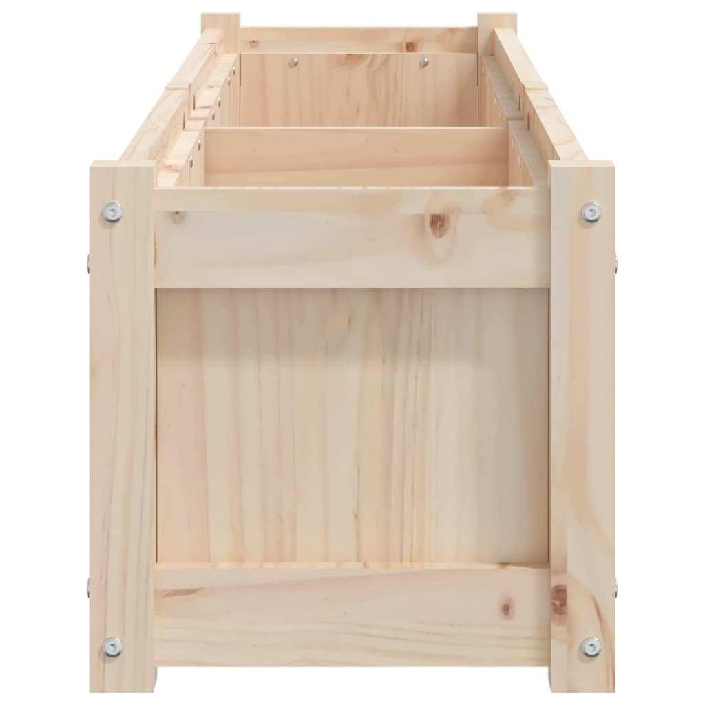 Fioriere da Giardino 2 pz in Legno Massello di Pino | homemem39