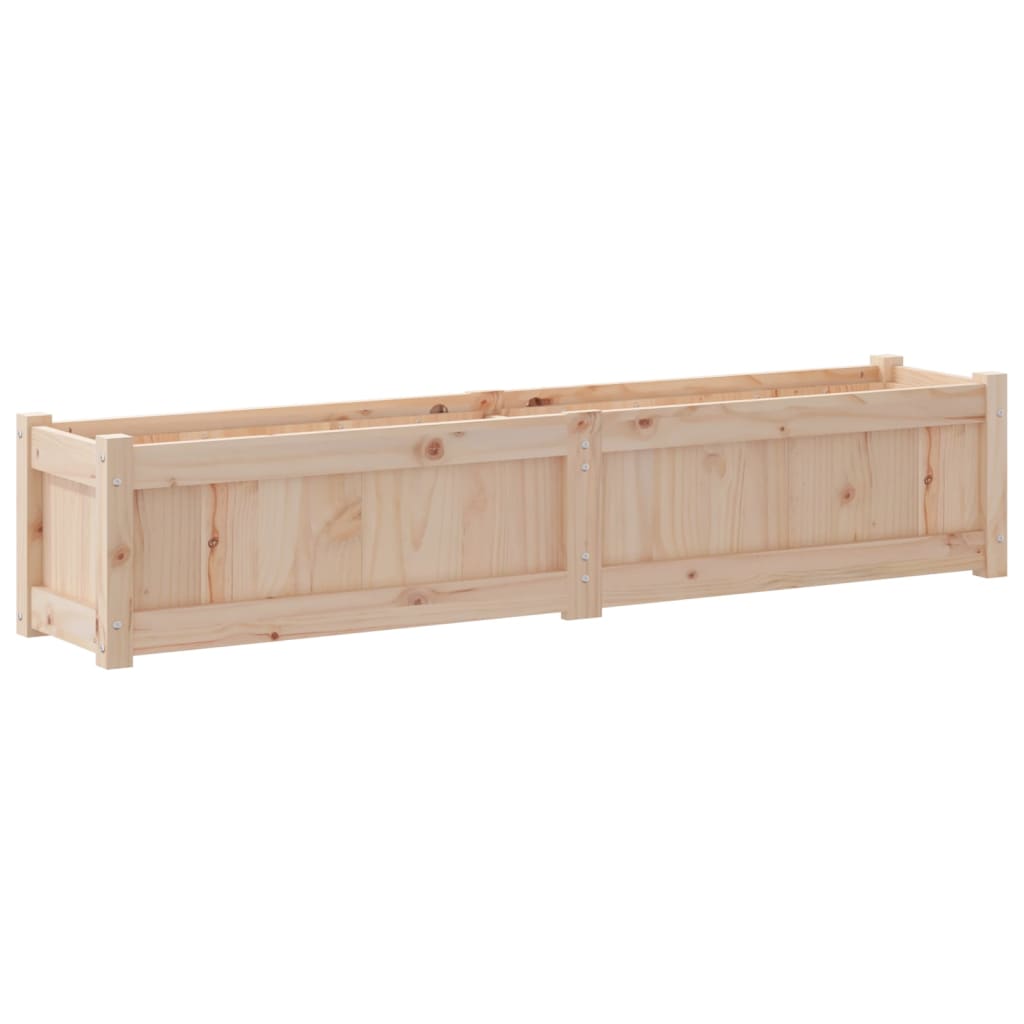 Fioriere da Giardino 2 pz in Legno Massello di Pino | homemem39