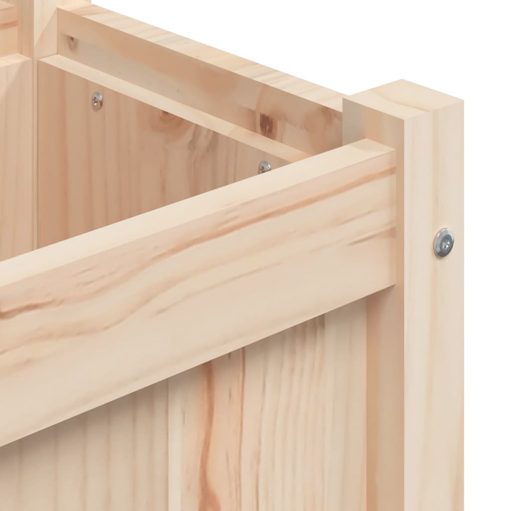 Fioriere da Giardino 2 pz in Legno Massello di Pino | homemem39