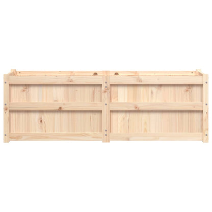 Fioriera da Giardino 150x50x50 cm in Legno Massello di Pino