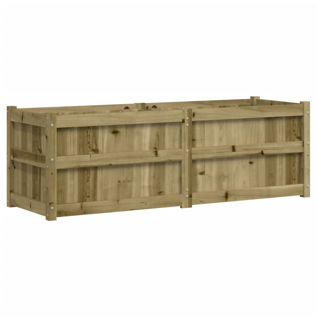 Fioriera da Giardino 150x50x50 cm in Legno di Pino Impregnato | homemem39