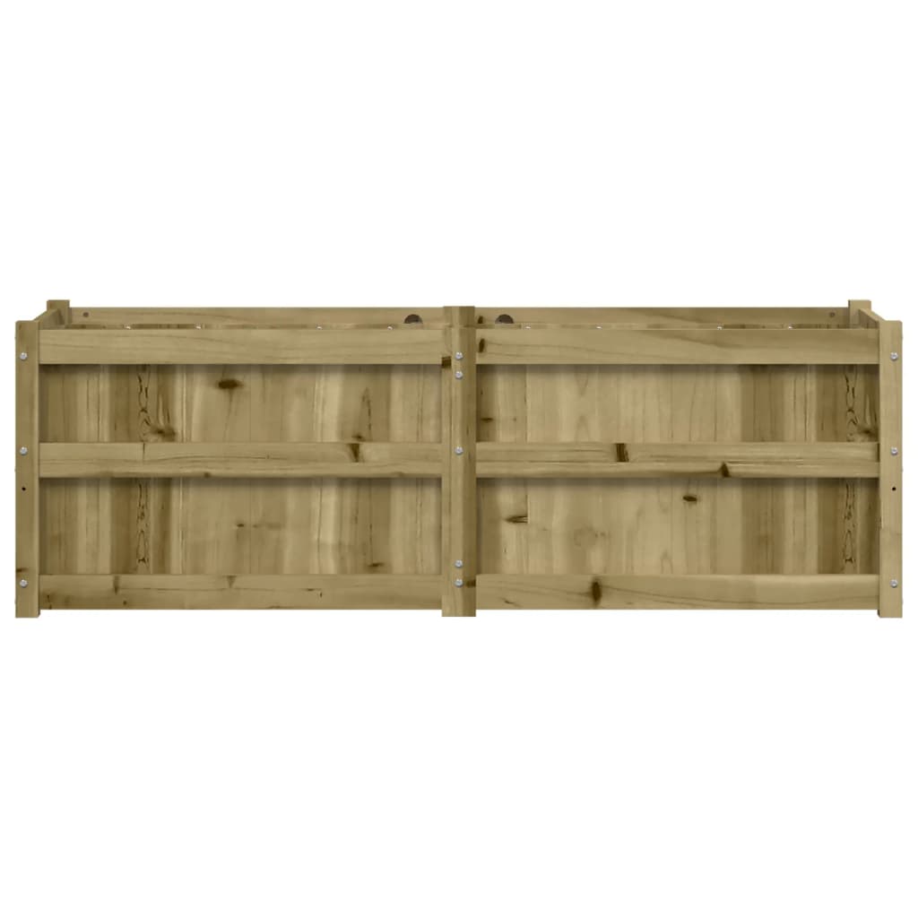 Fioriera da Giardino 150x50x50 cm in Legno di Pino Impregnato | homemem39