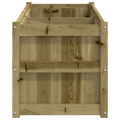 Fioriera da Giardino 150x50x50 cm in Legno di Pino Impregnato | homemem39
