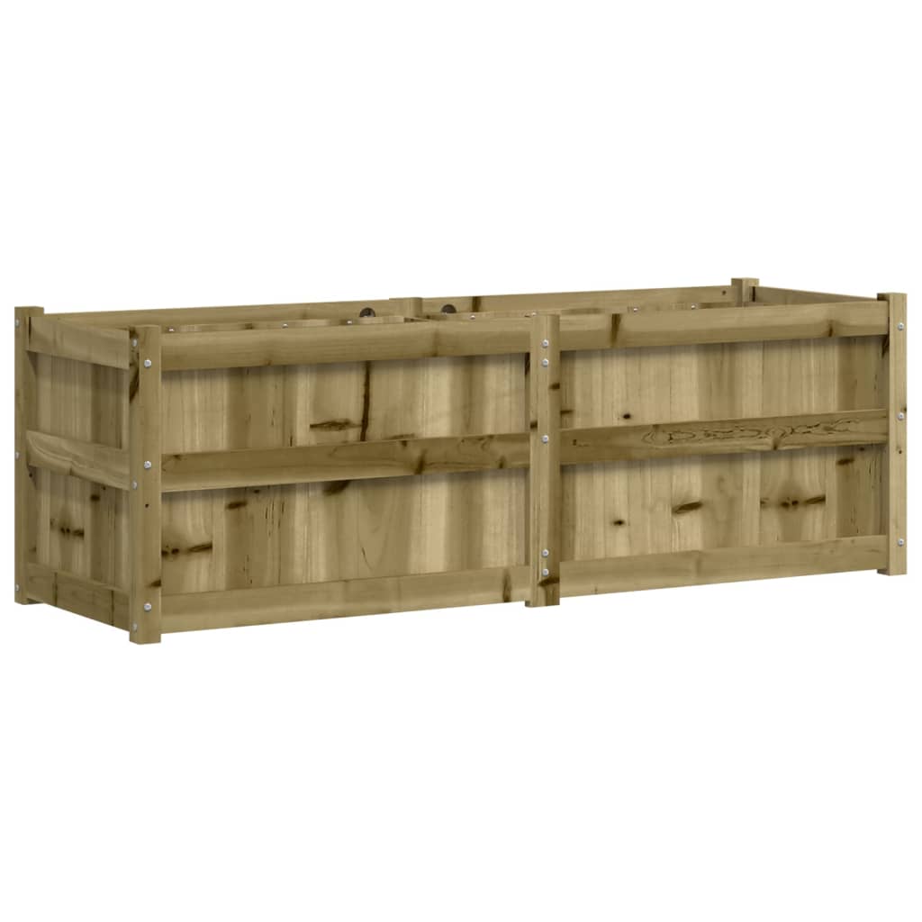 Fioriera da Giardino 150x50x50 cm in Legno di Pino Impregnato | homemem39