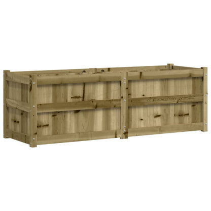 Fioriera da Giardino 150x50x50 cm in Legno di Pino Impregnato | homemem39