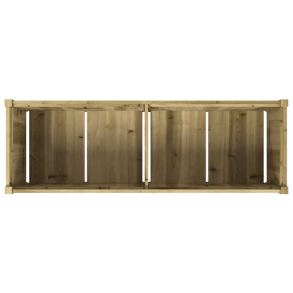 Fioriera da Giardino 150x50x50 cm in Legno di Pino Impregnato | homemem39