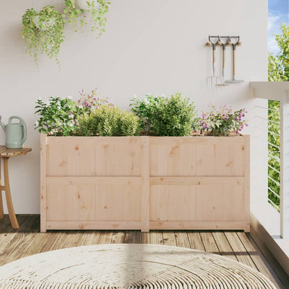 Fioriera da Giardino 150x50x70 cm in Legno Massello di Pino | homemem39