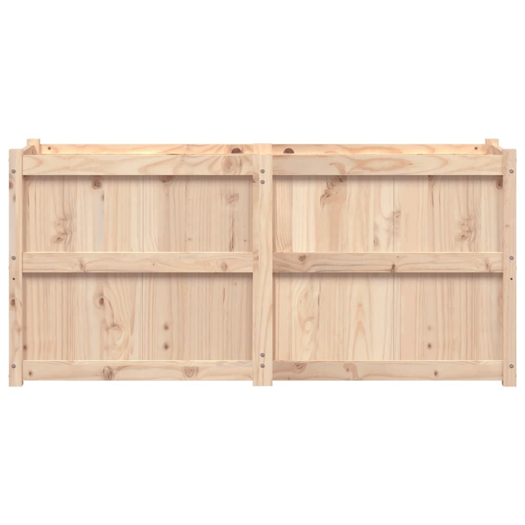Fioriera da Giardino 150x50x70 cm in Legno Massello di Pino | homemem39