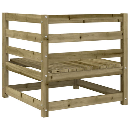 Divano Angolare da Giardino 70x70x67 cm Legno Pino Impregnato | homemem39