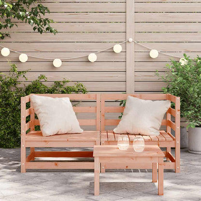 Divani Angolari Giardino 2pz 70x70x67cm Legno Massello Douglas | homemem39