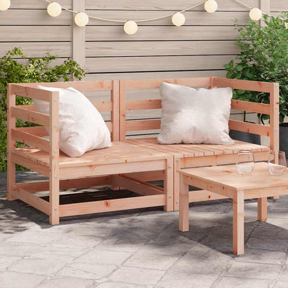 Divani Angolari Giardino 2pz 70x70x67cm Legno Massello Douglas | homemem39