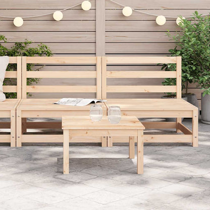 Divani da Giardino Senza Braccioli 2pz 70x70x67cm Massello Pino | homemem39