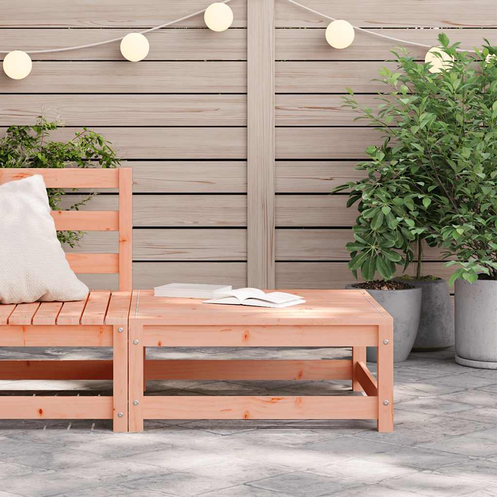 Poggiapiedi da Giardino 70x70x30cm in Legno Massello di Douglas | homemem39