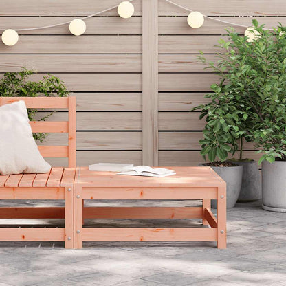 Poggiapiedi da Giardino 70x70x30cm in Legno Massello di Douglas | homemem39