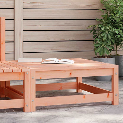 Poggiapiedi da Giardino 70x70x30cm in Legno Massello di Douglas | homemem39
