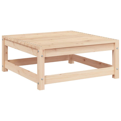 Divano da Giardino con Poggiapiedi 2 Posti Legno Massello Pino | homemem39