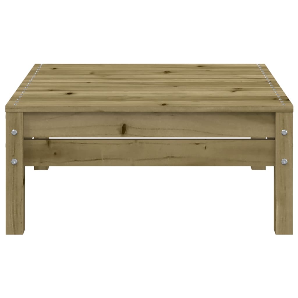 Divano da Giardino 3 Posti con Poggiapiedi Legno Massello Pino | homemem39