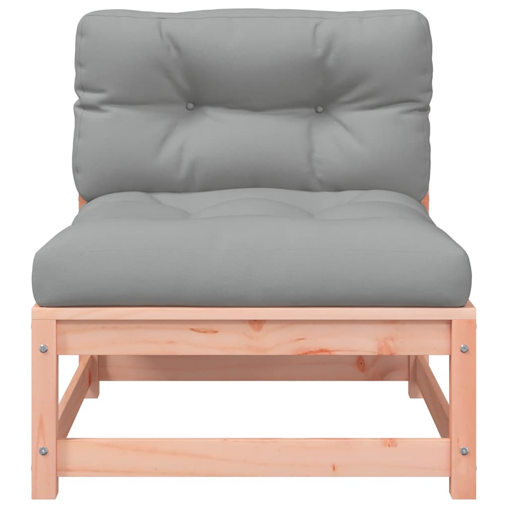 Divani Giardino Senza Braccioli con Cuscini 2 pz Legno Douglas | homemem39