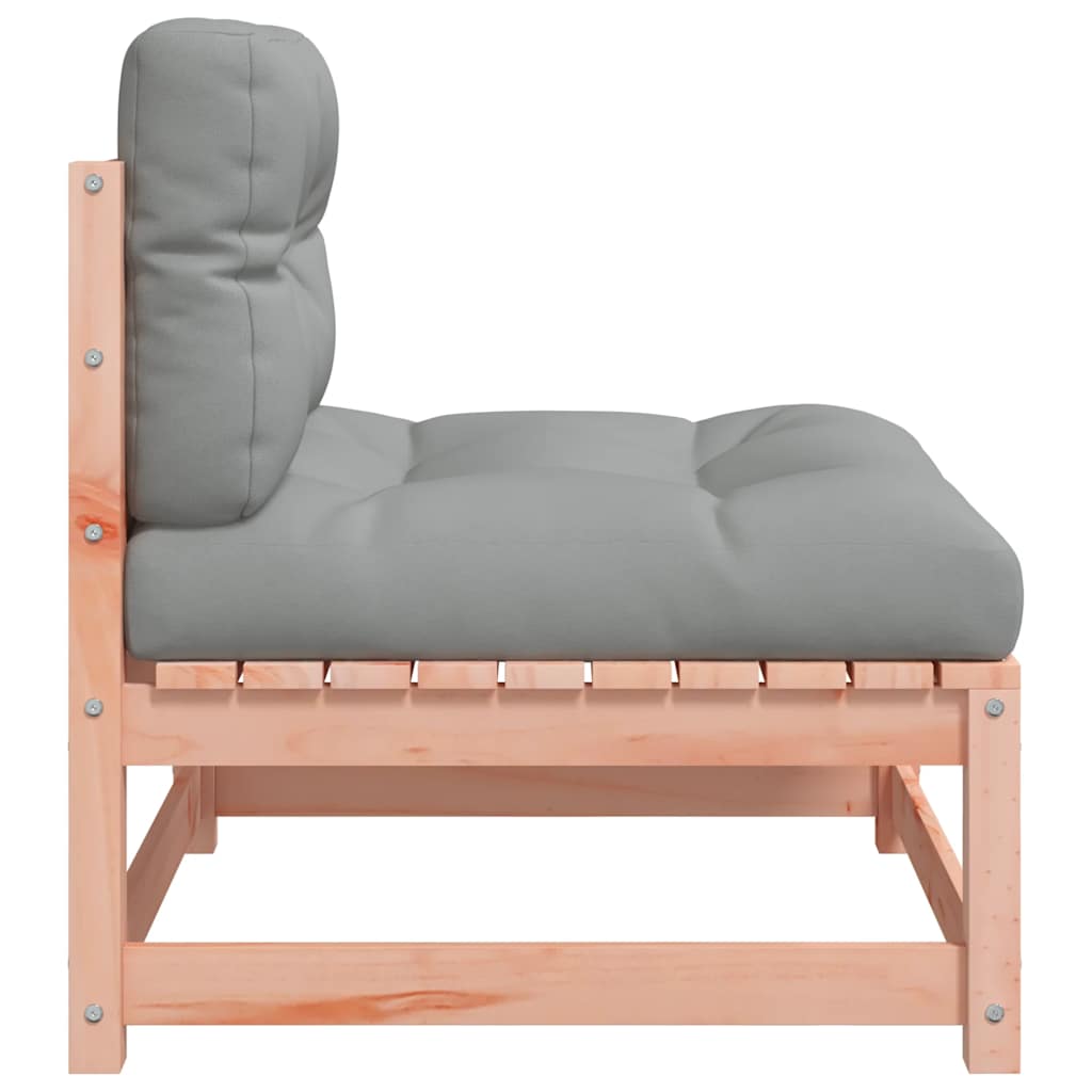 Divani Giardino Senza Braccioli con Cuscini 2 pz Legno Douglas | homemem39