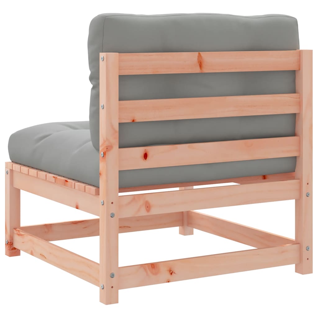 Divani Giardino Senza Braccioli con Cuscini 2 pz Legno Douglas | homemem39