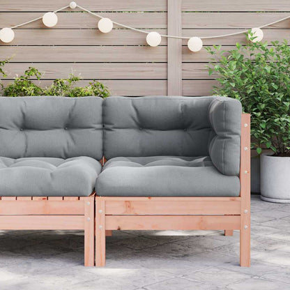 Divano Angolare da Giardino con Cuscini Legno Massello Douglas | homemem39