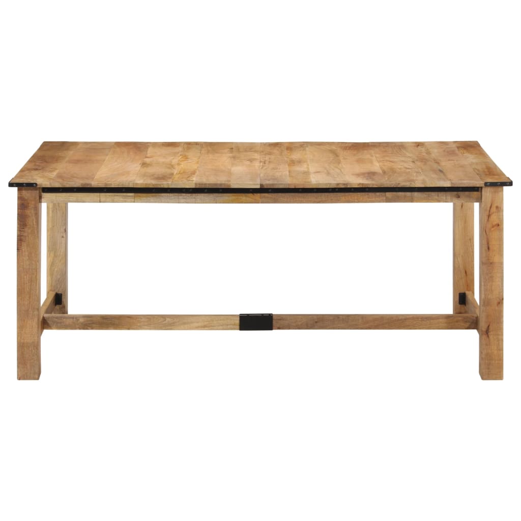 Tavolo da Pranzo 180x90x75 cm in Legno Massello di Mango | homemem39