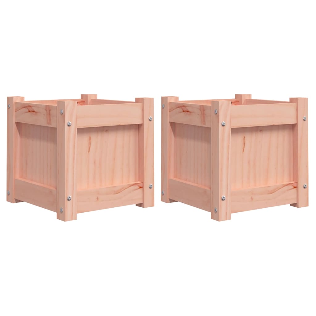 Fioriere da Giardino 2 pz in Legno Massello di Douglas | homemem39