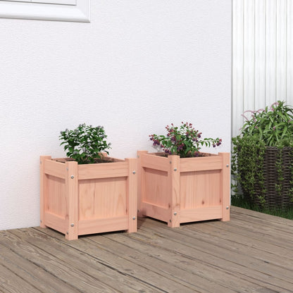Fioriere da Giardino 2 pz in Legno Massello di Douglas | homemem39