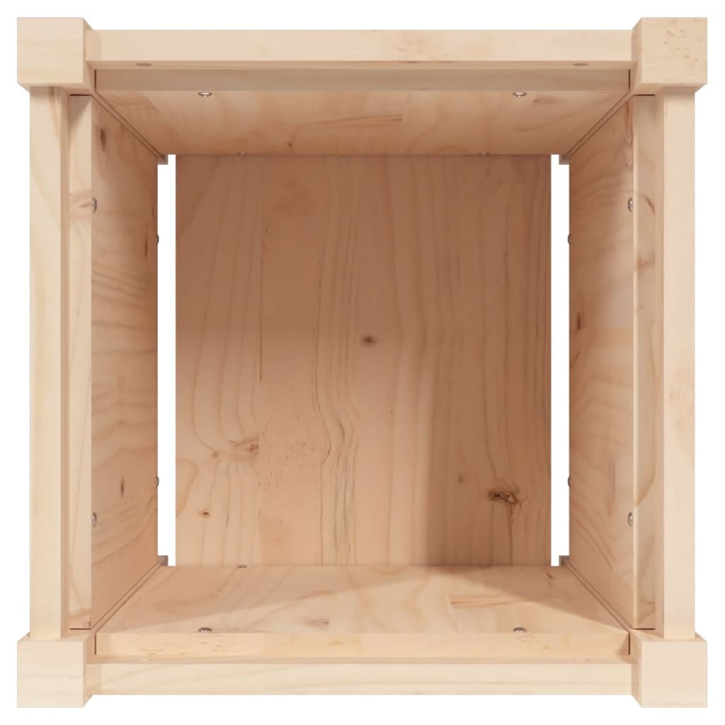 Fioriera da Giardino 40x40x40 cm in Legno Massello di Pino | homemem39