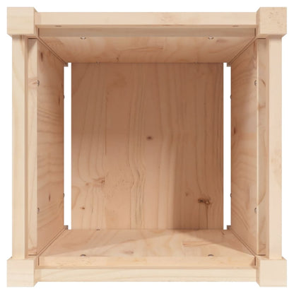 Fioriera da Giardino 40x40x40 cm in Legno Massello di Pino | homemem39