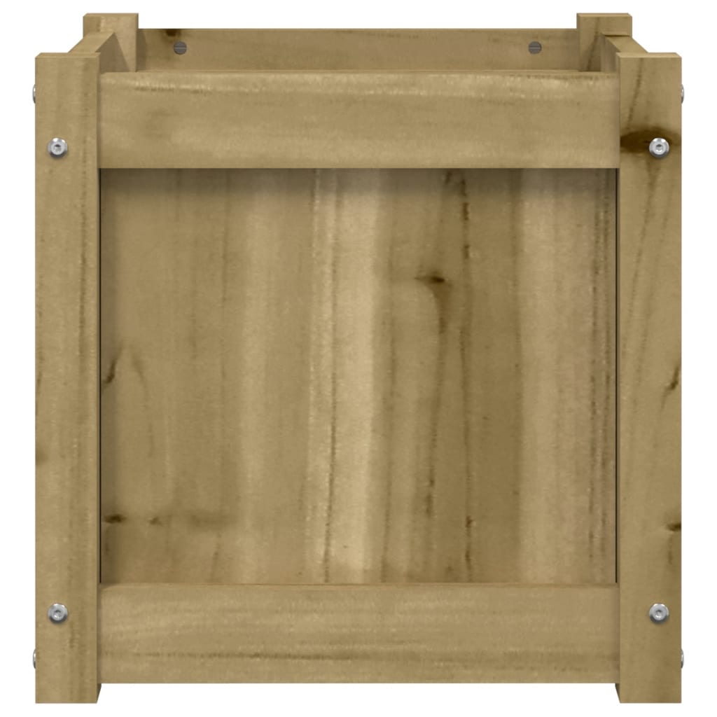 Fioriera da Giardino 40x40x40 cm in Legno di Pino Impregnato | homemem39