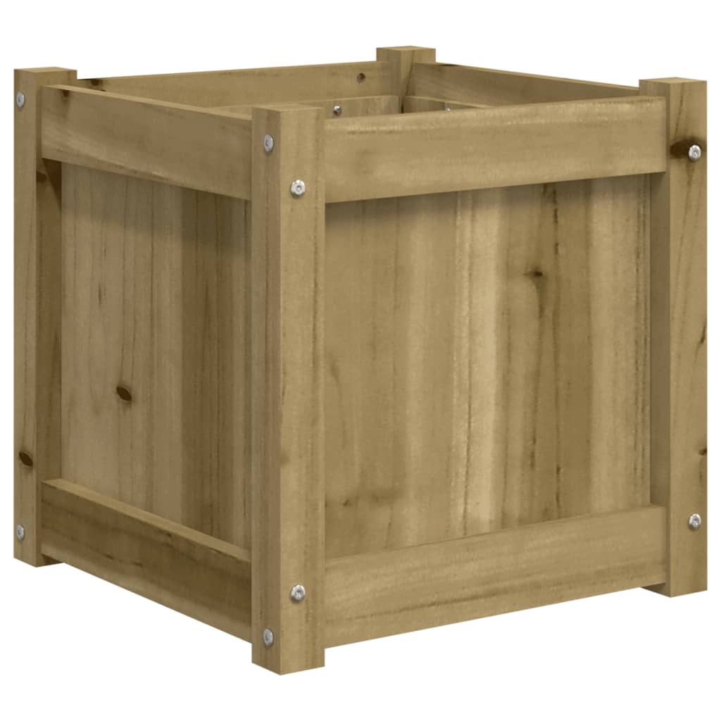 Fioriera da Giardino 40x40x40 cm in Legno di Pino Impregnato | homemem39