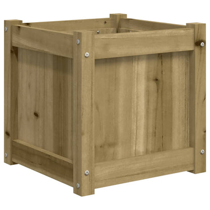 Fioriera da Giardino 40x40x40 cm in Legno di Pino Impregnato | homemem39