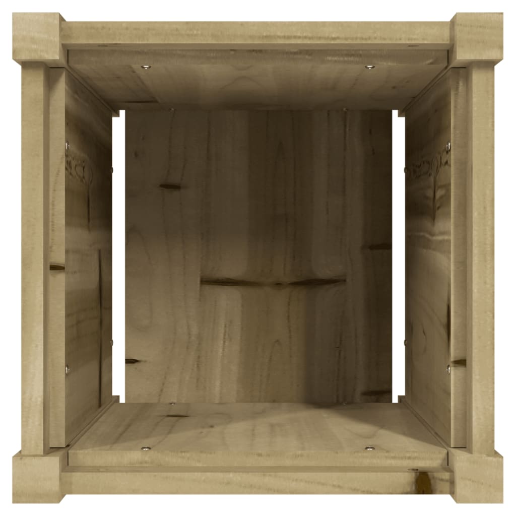 Fioriera da Giardino 40x40x40 cm in Legno di Pino Impregnato | homemem39