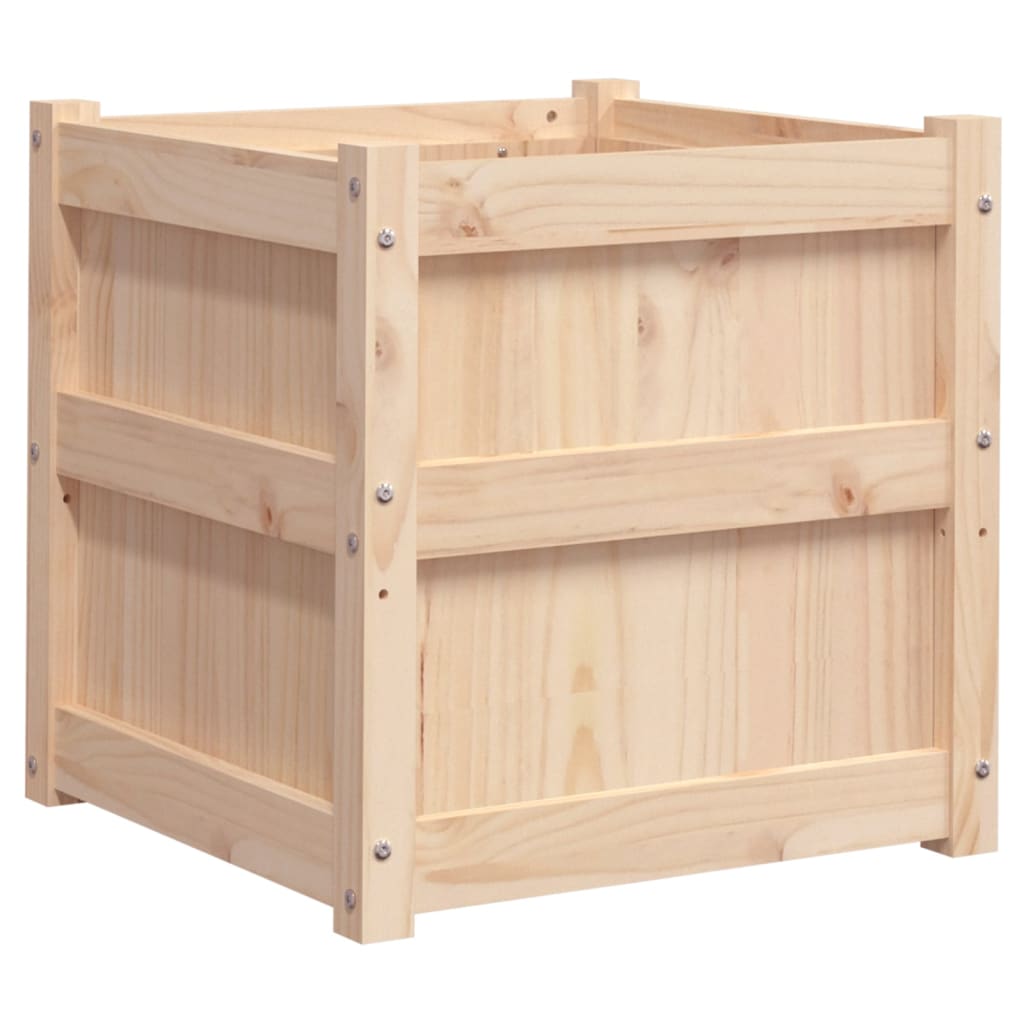 Fioriere da Giardino 2 pz in Legno Massello di Pino | homemem39