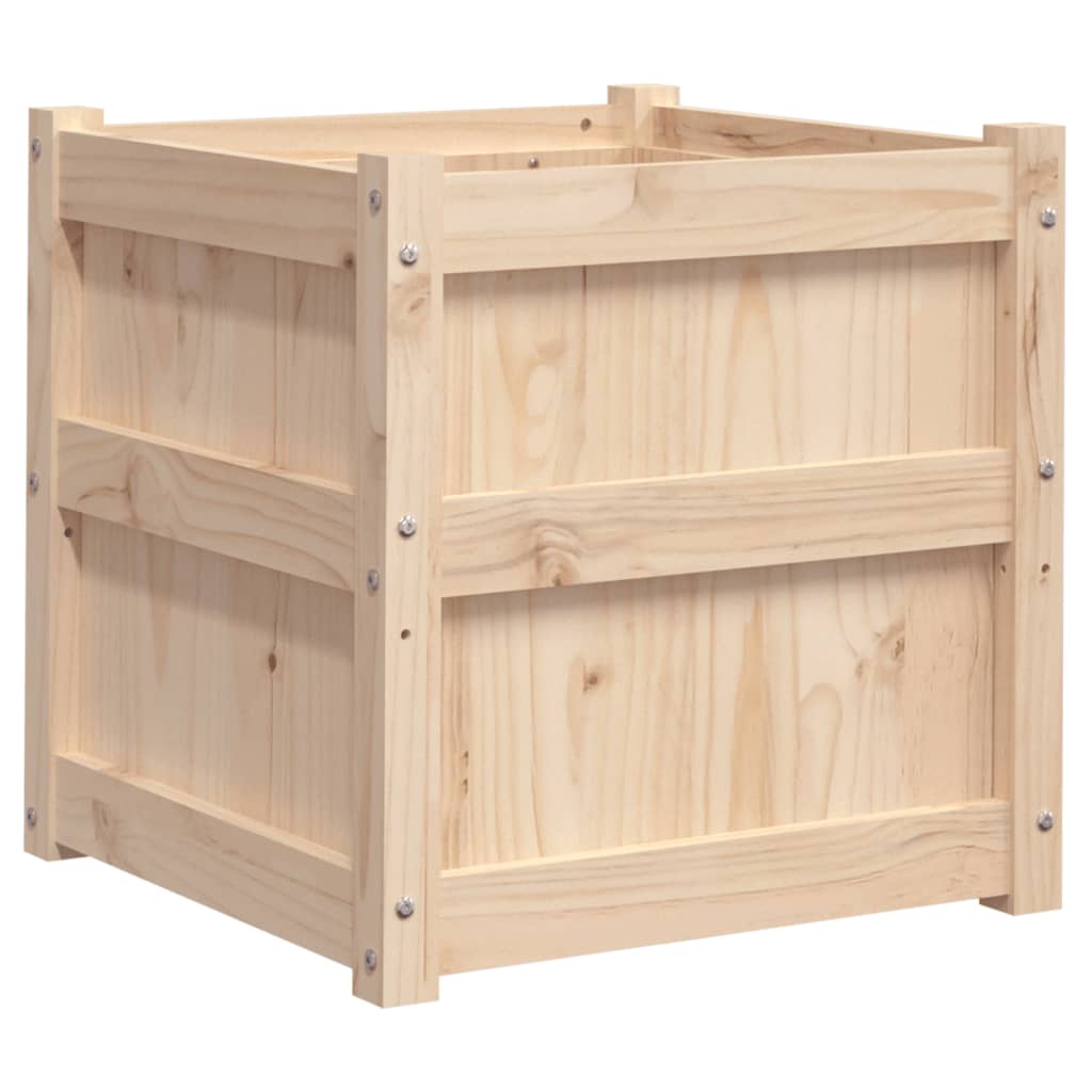 Fioriere da Giardino 2 pz in Legno Massello di Pino | homemem39