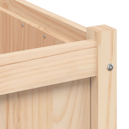 Fioriere da Giardino 2 pz in Legno Massello di Pino | homemem39