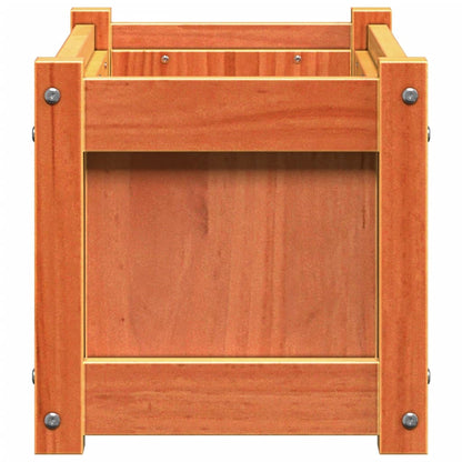Fioriera Giardino Marrone Cera 60x31x31 cm Legno Massello Pino | homemem39