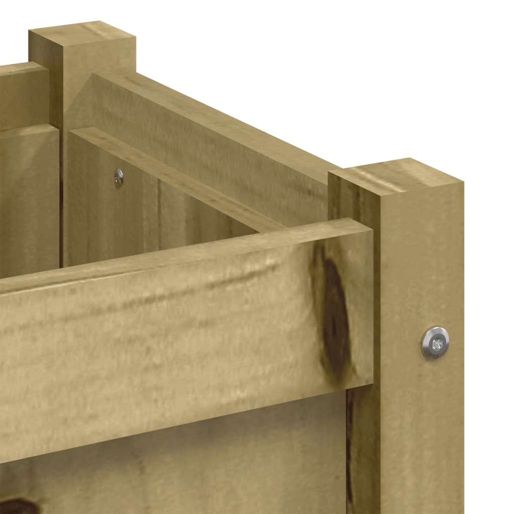 Fioriera Giardino con Gambe 70x31x70 cm Legno Pino Impregnato - homemem39